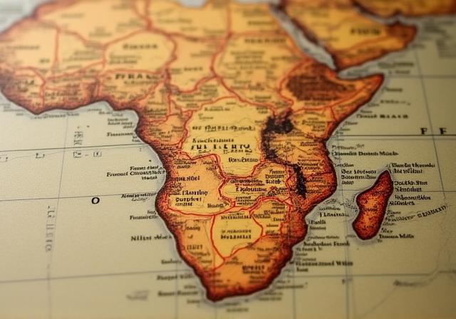 Cartographie historique Afrique Centrale