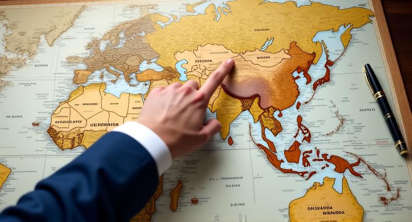 Analyse diplomatique et cartes souveraines